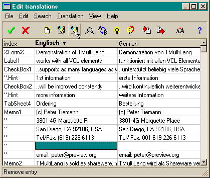 Translation editor